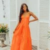 BuddyLove Kenna Tiered Maxi Dress - Tangerine -US Skirt Sales Store KennaTangerine2