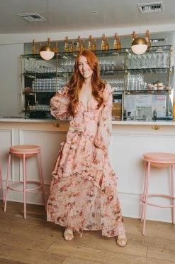 BuddyLove Pia Long Sleeve Maxi Dress - Spellbound