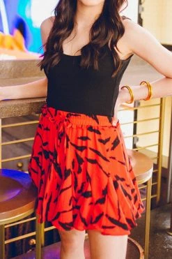 BuddyLove Presley Ruffle Mini Skirt - Raider