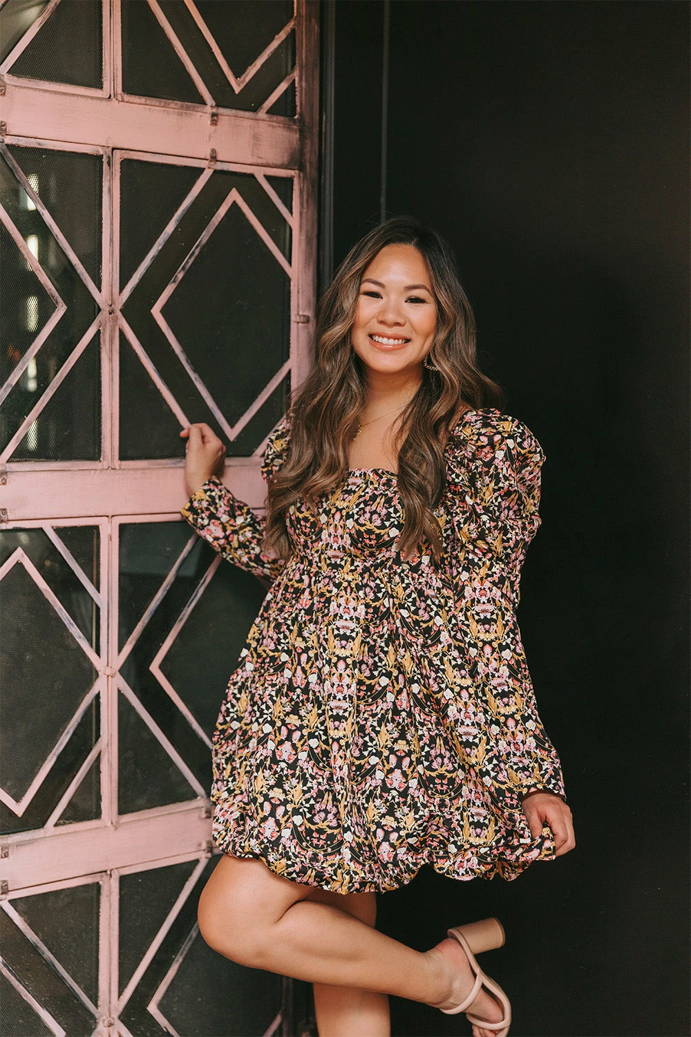 BuddyLove Stassie Puff Sleeve Babydoll Dress - Tanglewood 3 BuddyLove Stassie Puff Sleeve Babydoll Dress - Tanglewood