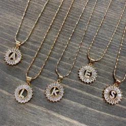 Crystal Initial Necklace -US Skirt Sales Store Screen Shot 2019 09 16 at 1.35.07 PM