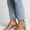 EXE Carol Studded Heel - Gold