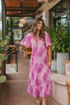 BuddyLove Tula Caftan Maxi Dress - Fluffy