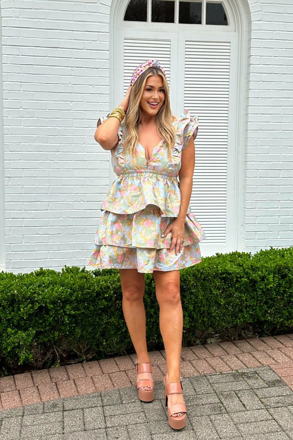 BuddyLove Hudson Elastic Waist Mini Dress - Chasing Rainbows 7 BuddyLove Hudson Elastic Waist Mini Dress - Chasing Rainbows - Image 5