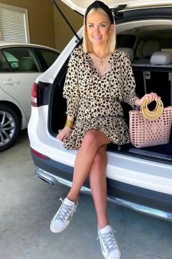 BuddyLove Bronx Elastic Waist Mini Dress - Speckled -US Skirt Sales Store Untitled 1 0013 IMG 0106