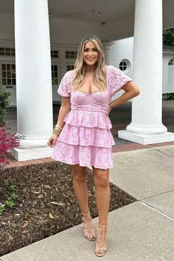 BuddyLove Conner Short Lace Dress - Frosting -US Skirt Sales Store Untitled 9