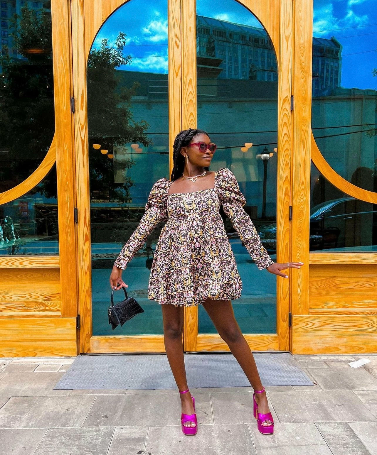 BuddyLove Stassie Puff Sleeve Babydoll Dress - Tanglewood 15 BuddyLove Stassie Puff Sleeve Babydoll Dress - Tanglewood - Image 13