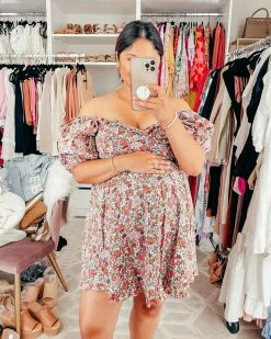 BuddyLove Poppy Puff Sleeve Mini Dress - Windsor -US Skirt Sales Store hauteofftherackpoppywindsor