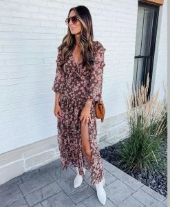 BuddyLove Pia Long Sleeve Maxi Dress - Lost Lovers -US Skirt Sales Store jenagreen920 1 4963cc1c de54 439c 805b 7fa2356f8d19