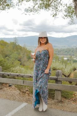 BuddyLove Luca Strapless Maxi Dress - Hollyhock -US Skirt Sales Store jessicalteague