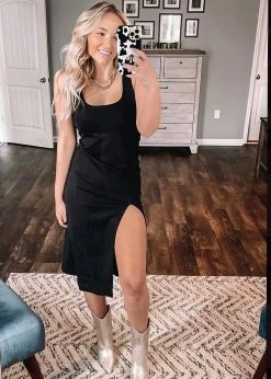 BuddyLove Hayes Midi Dress - Black -US Skirt Sales Store kristynhigdon