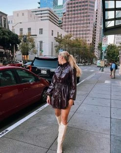 BuddyLove Ariella Button Up Mini Dress - Ruby 16 BuddyLove Ariella Button Up Mini Dress - Ruby -US Skirt Sales Store lalavied