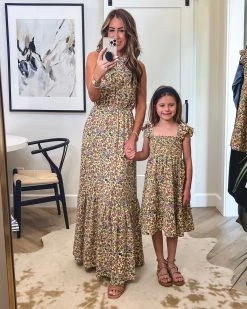 BuddyLove Pepper High Neck Maxi Dress - Marigold 19 BuddyLove Pepper High Neck Maxi Dress - Marigold -US Skirt Sales Store liveloveblank 1