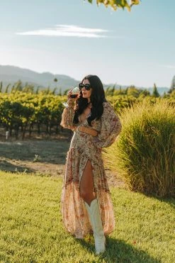 BuddyLove Pia Long Sleeve Maxi Dress - Vintage -US Skirt Sales Store lynleeposton2