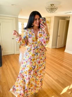 BuddyLove Eden Long Sleeve Maxi Dress - Free Love -US Skirt Sales Store lynleepostonEdenFreeLove