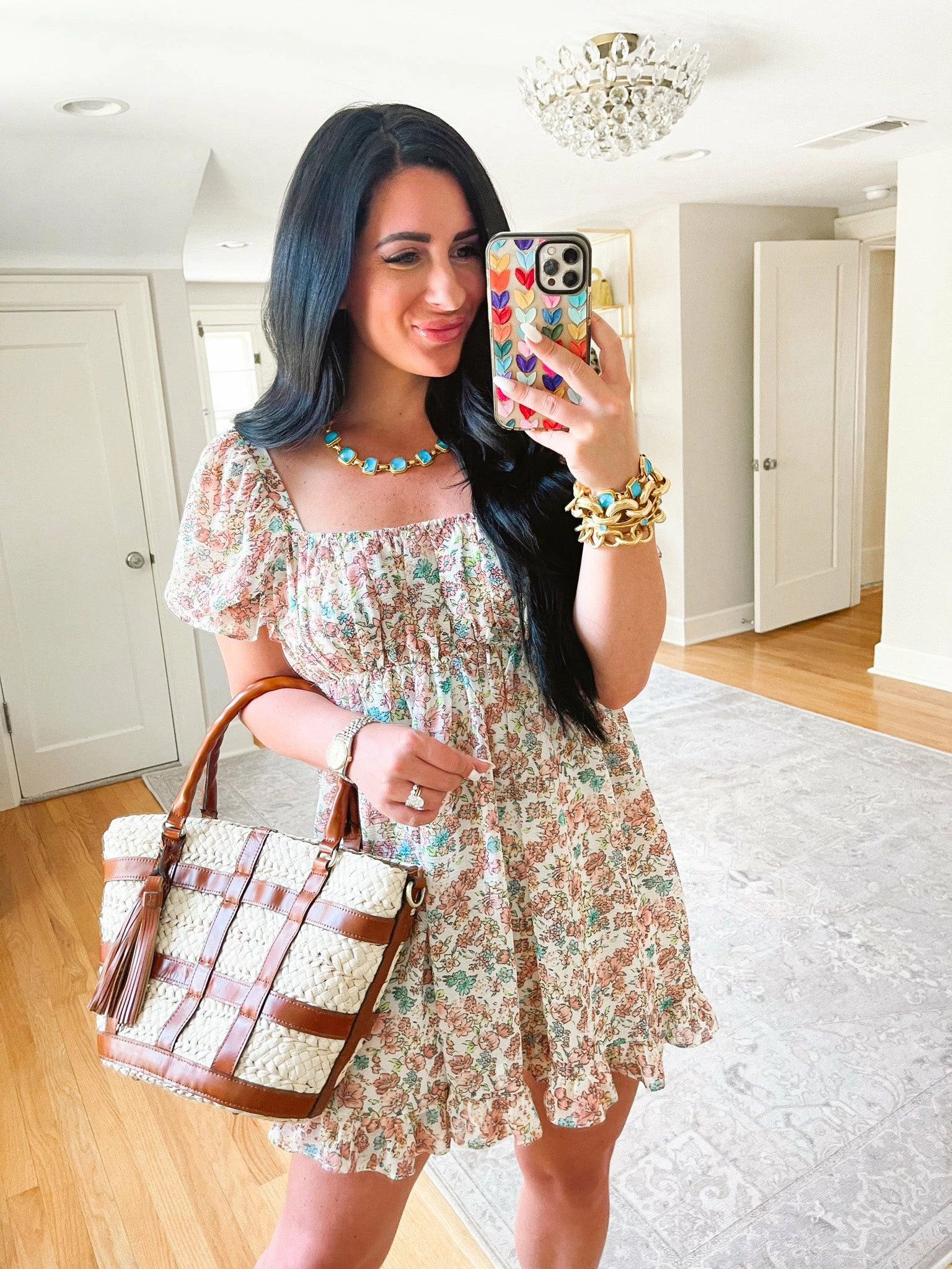 BuddyLove Valentina Puff Sleeve Babydoll Dress - Cotswolds 9 BuddyLove Valentina Puff Sleeve Babydoll Dress - Cotswolds - Image 7