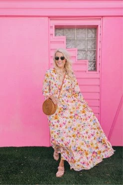 BuddyLove Eden Long Sleeve Maxi Dress - Free Love -US Skirt Sales Store purposeinthepink 1 c6d28420 f015 4a7b ae7c 94d2dd9f0212