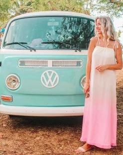 BuddyLove Barton Tie Shoulder Maxi Dress - Papaya -US Skirt Sales Store rachelnrico