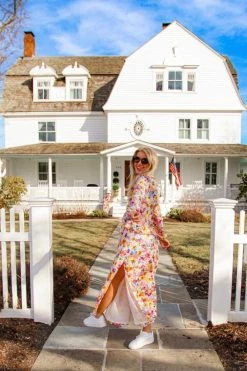 BuddyLove Eden Long Sleeve Maxi Dress - Free Love -US Skirt Sales Store rachelnricoEdenFreelove