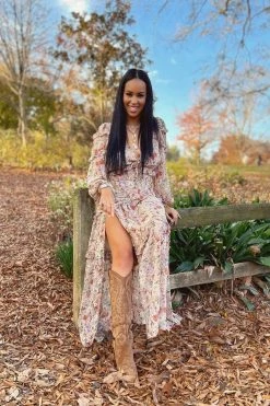 BuddyLove Pia Long Sleeve Maxi Dress - Vintage -US Skirt Sales Store rachmoon 3