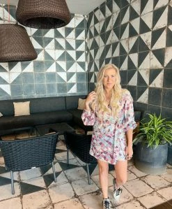 BuddyLove Adeline Sequin Wrap Dress - Mardi Gras -US Skirt Sales Store raisingmils