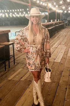 BuddyLove Adeline Sequin Short Wrap Dress - Berry Patch -US Skirt Sales Store thedarlingpetitedive