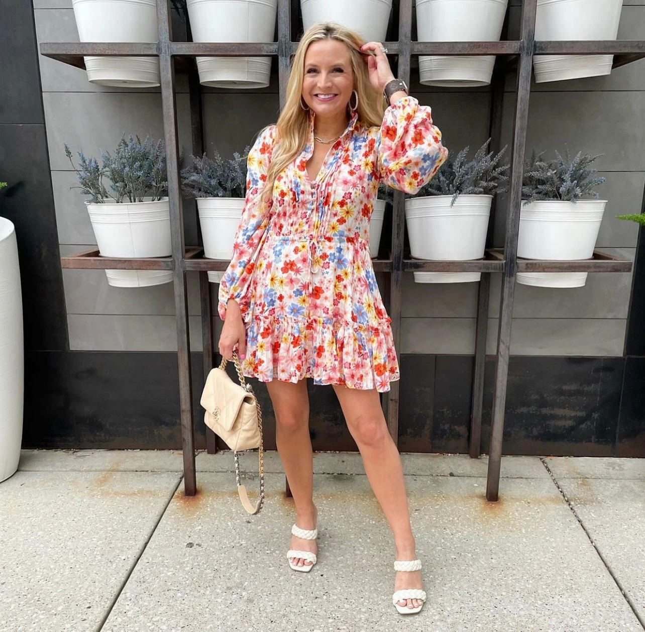 BuddyLove Grace Long Sleeve Short Dress - Wild Flower 12 BuddyLove Grace Long Sleeve Short Dress - Wild Flower - Image 10