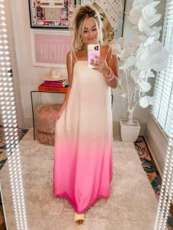 BuddyLove Barton Tie Shoulder Maxi Dress - Papaya -US Skirt Sales Store whitneynrife 551d4739 bc3a 4c38 9b25 c938470ad19f