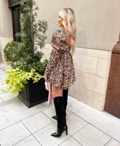 BuddyLove Stassie Puff Sleeve Babydoll Dress - Tanglewood 22 BuddyLove Stassie Puff Sleeve Babydoll Dress - Tanglewood -US Skirt Sales Store whitneyrife